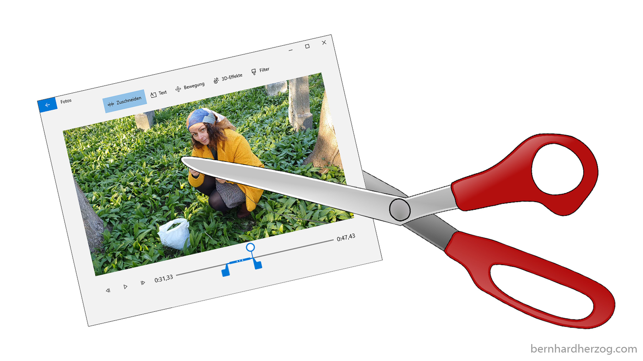 Videos in 10 Schritten schneiden 🎞️✂️ (mit Windows 10 Fotos)