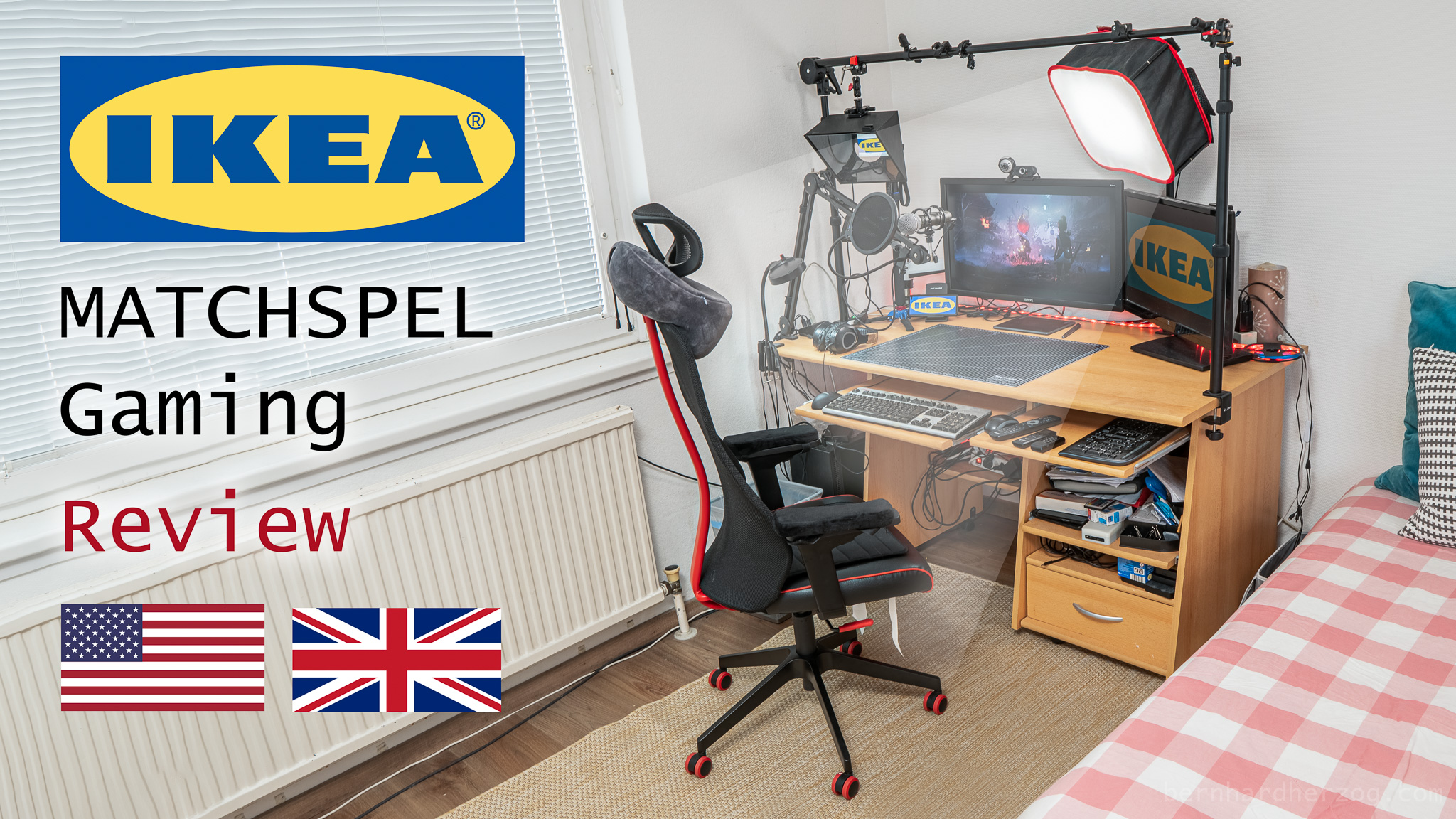 IKEA 🇸🇪 MATCHSPEL Gaming 🕹️ Chair 💺 Review – better than MARKUS?